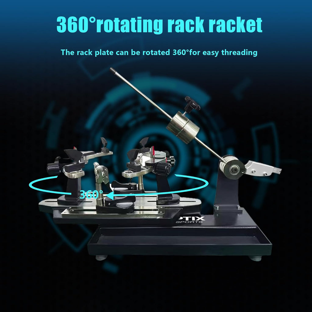 GT-120 Drop Weight Stringing Machine Manual Desktop Tennis Racket Stringing Machine, with Tools and Accessories