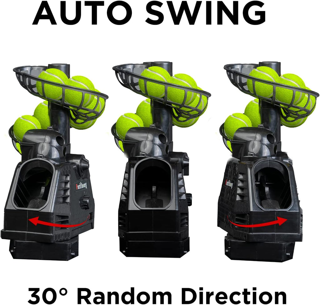 Furlihong 680NT 2 in 1 Tennis Ball & Baseball Training Machine and Net Combo, Ball Recycling System, Includes 680BH and NT01