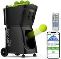 PT-Smart PRO Tennis Ball Machine with Apple Watch/APP/Remote Control, 12 Spin Modes, 110-Ball Capacity, Portable Ball Launcher, 6-Hour Battery for Tennis Training, Beginners & Pros