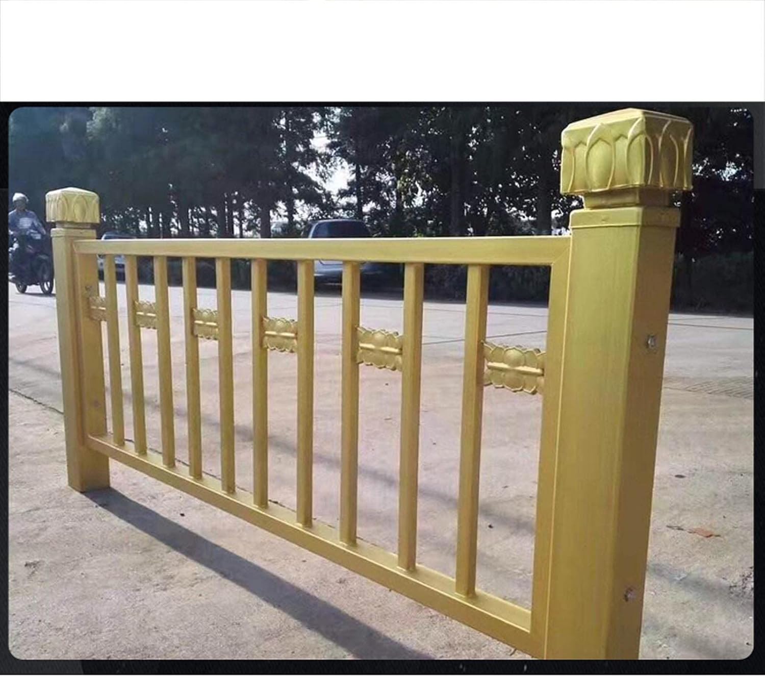 Post Cap 4 Packs Square Top Fence Post Caps for Outdoor Garden Fences Lamp Deck Mailbox Posts Patio Decoration 100x100mm