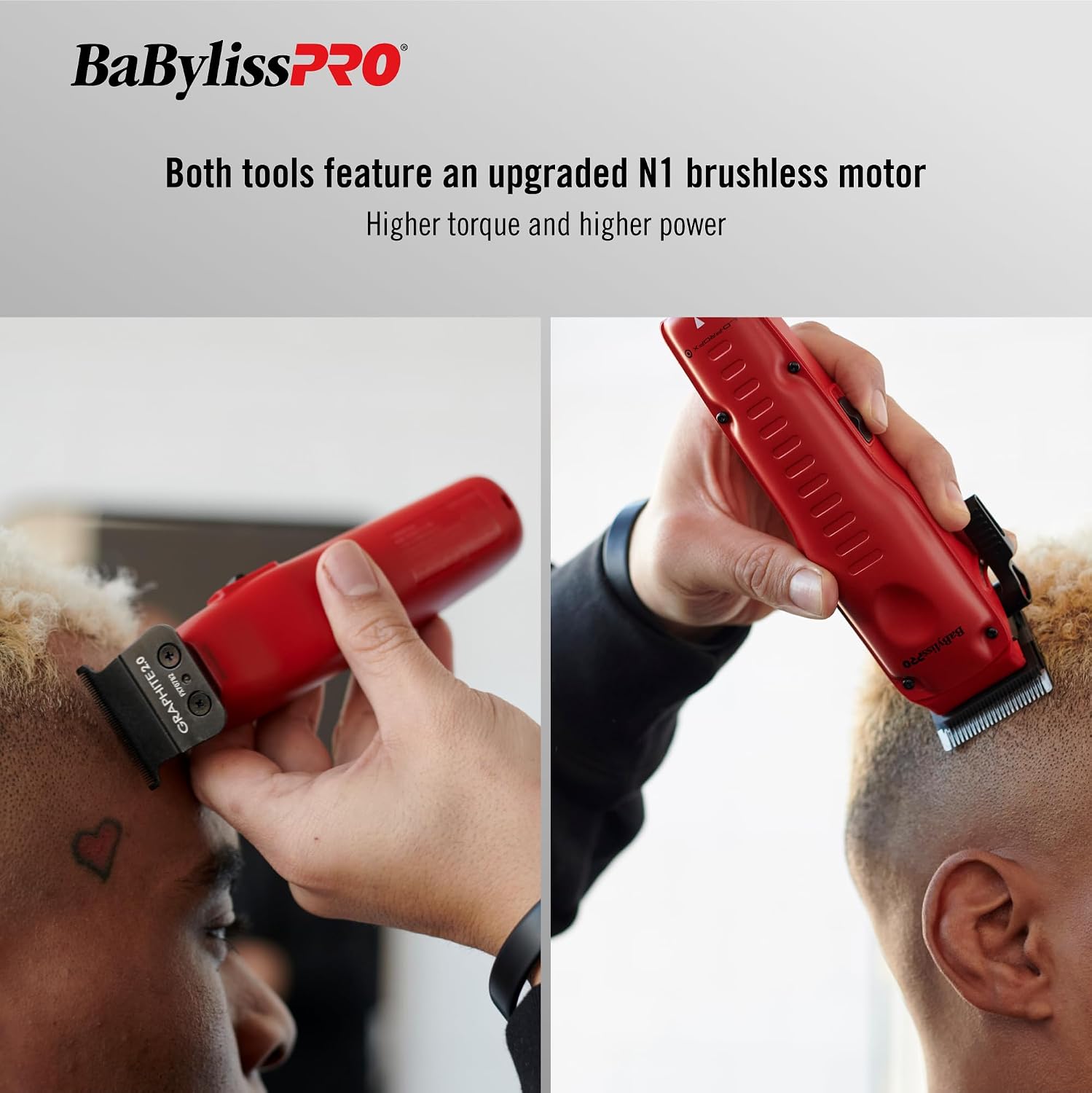BaBylissPRO FXONE LO-PROFX prepack Including Hair Clipper, Trimmer, Charging Base and Boosted Capacity Battery