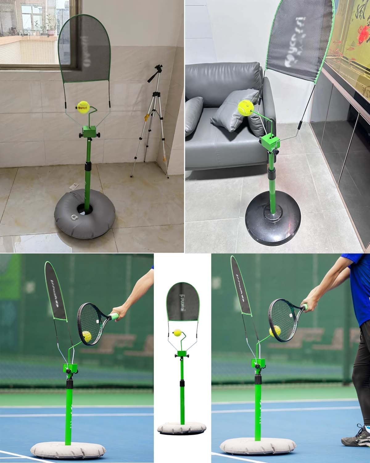 Tennis Training Equipment for Kids Adult, Beginner Tennis Trainer/Serve Training Tool for Swing Backhand, Tennis Topspin Trainer