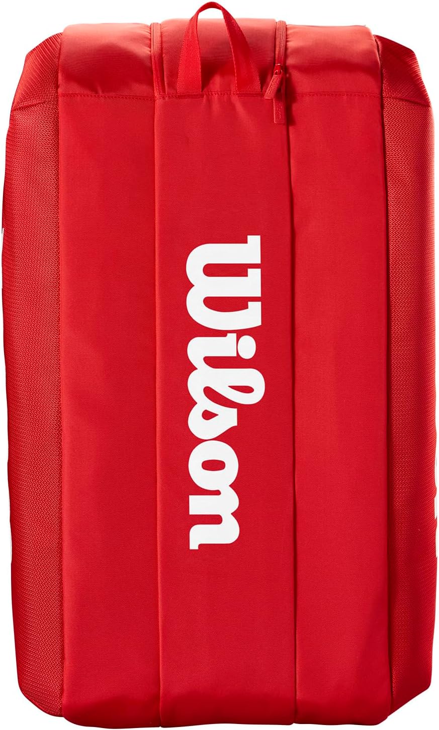 WILSON 2025 Super Tour Red Tennis Racket Bags