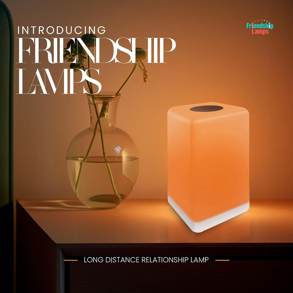 Friendship Lamp FriendLi by Filimin - Subscription Required Wi-Fi LED Light for Long Distance Touch Lamp, Present for Best Friend, Relationship, Family, Unique Gifts, Easy App Setup - Set of 6
