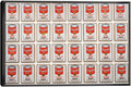 Andy Warhol Canvas Wall Art Warhol Pop Art Campbell Framed Painting For Bedroom Livingroom Office