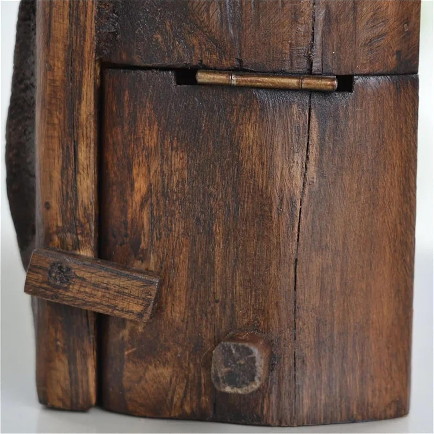 Vintage Mailboxes for Outside Wooden Cabin Mailbox Wall Mount Drop Box Rainproof Wall Post Box Rustic Country Suggestion Box