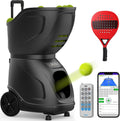 PT 9001 Padel Ball Machine Professional Padel Ball Machine with Remote & App Control, Oscillation, 35 Landing Points, Adjustable Speed (12-87MPH), 150 Ball Capacity for Club & Home Training
