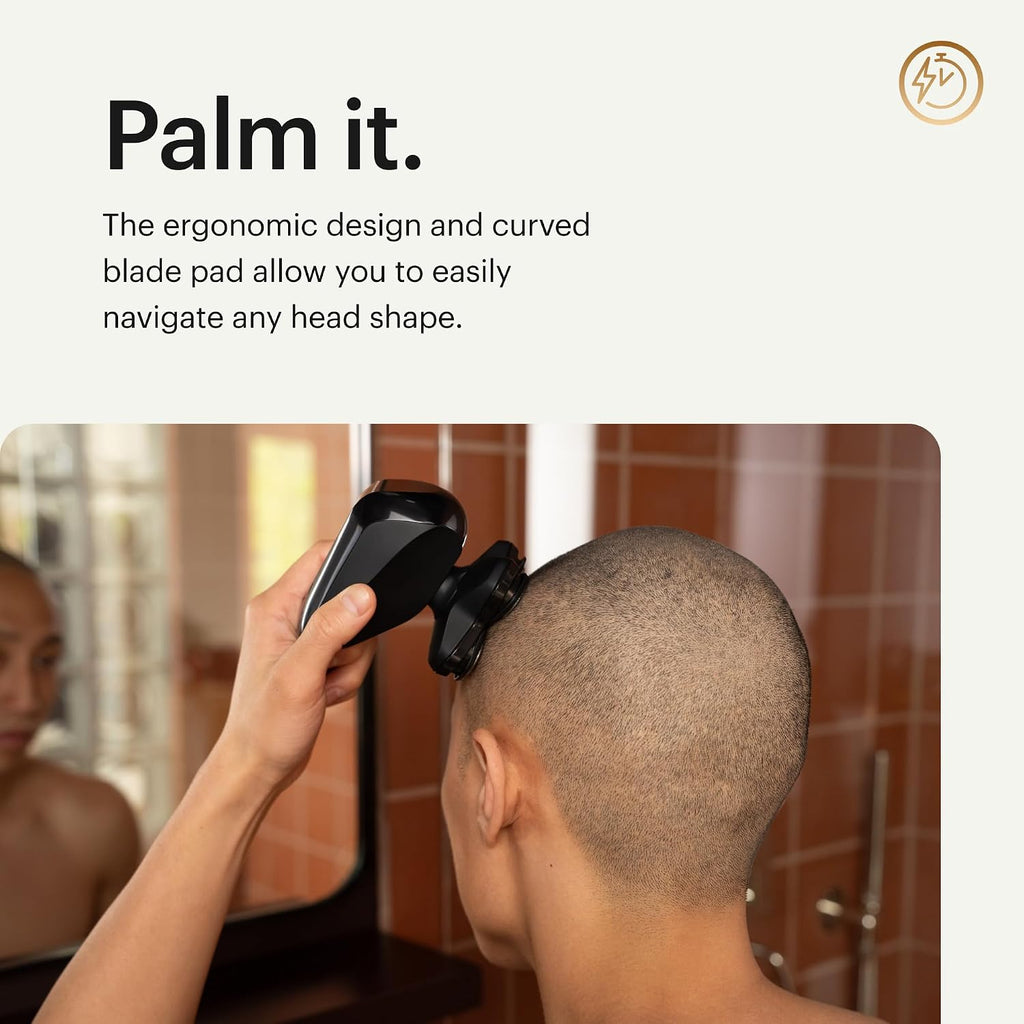 MANSCAPED® Dome Shaver™ PRO Head Shaver for Bald Men & Weed Whacker® 3.0 PRO Dual-Blade Nose, Ear & Eyebrow Hair Trimmer – SkinSafe® & FlexAdjust Technology, Travel Locks, Waterproof