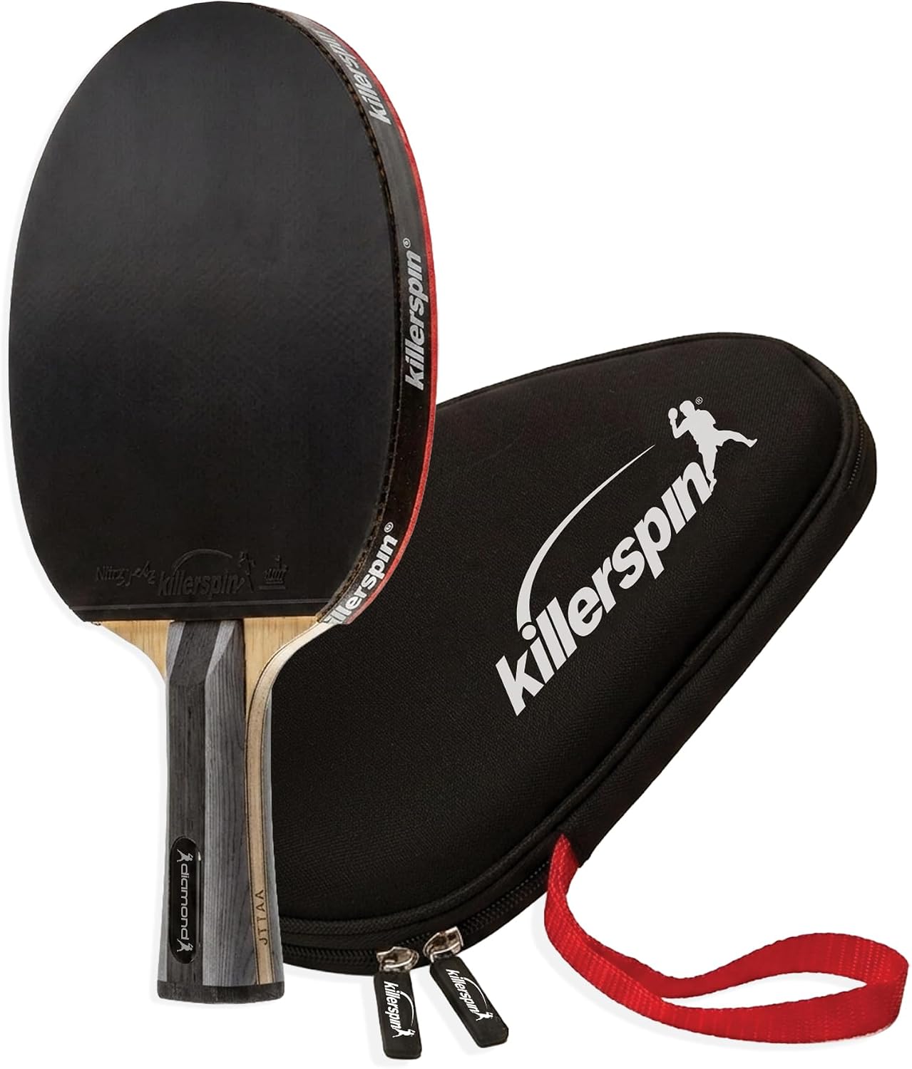 Killerspin Diamond TC Flared with Killerspin - Ping Pong Paddle Case