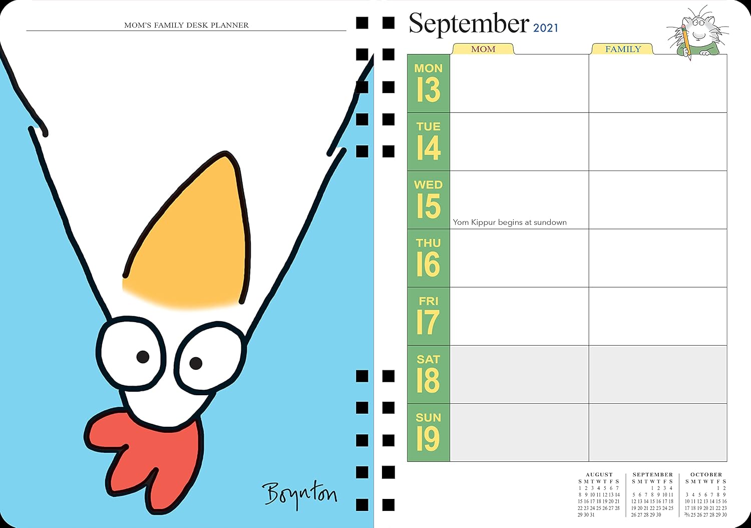 Mom's Family Desk Planner 2022