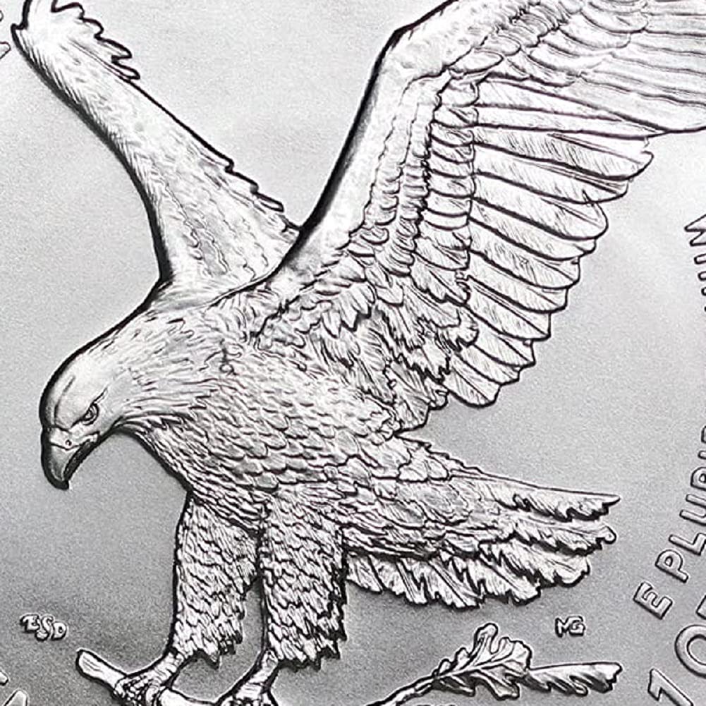 1986 - Present (Random Year) Lot of (10) 1 Ounce Silver American Eagle Coins Brilliant Uncirculated (Type 1 or 2) in Original United States Tube with Certificates of Authenticity $1 Seller BU