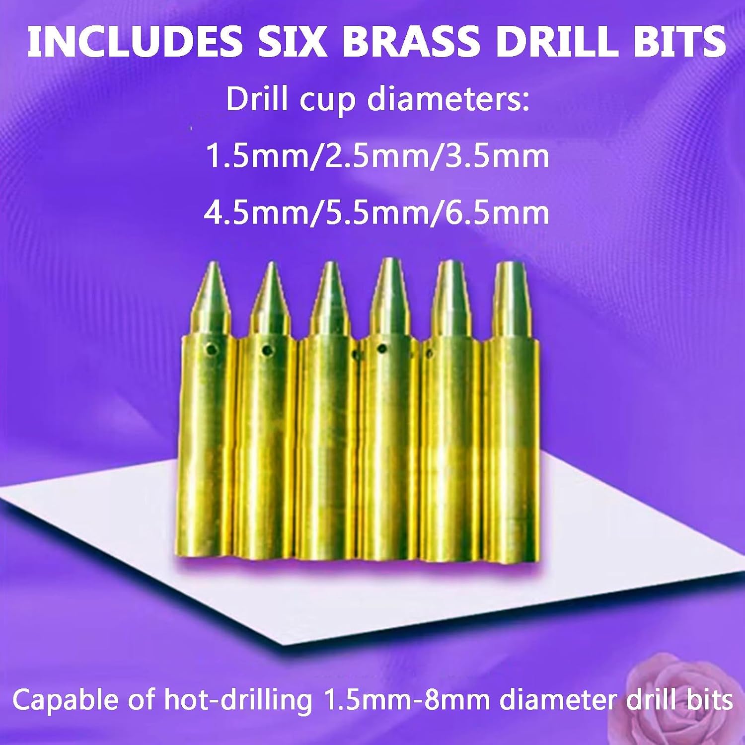 Bedazzling Kit for Clothe，Rhinestone Applicator Tool, with 6-Piece Brass Setting Tip, Adjustable Temperature and Suction, for Clothes Shoes Hats Fabric Crafts