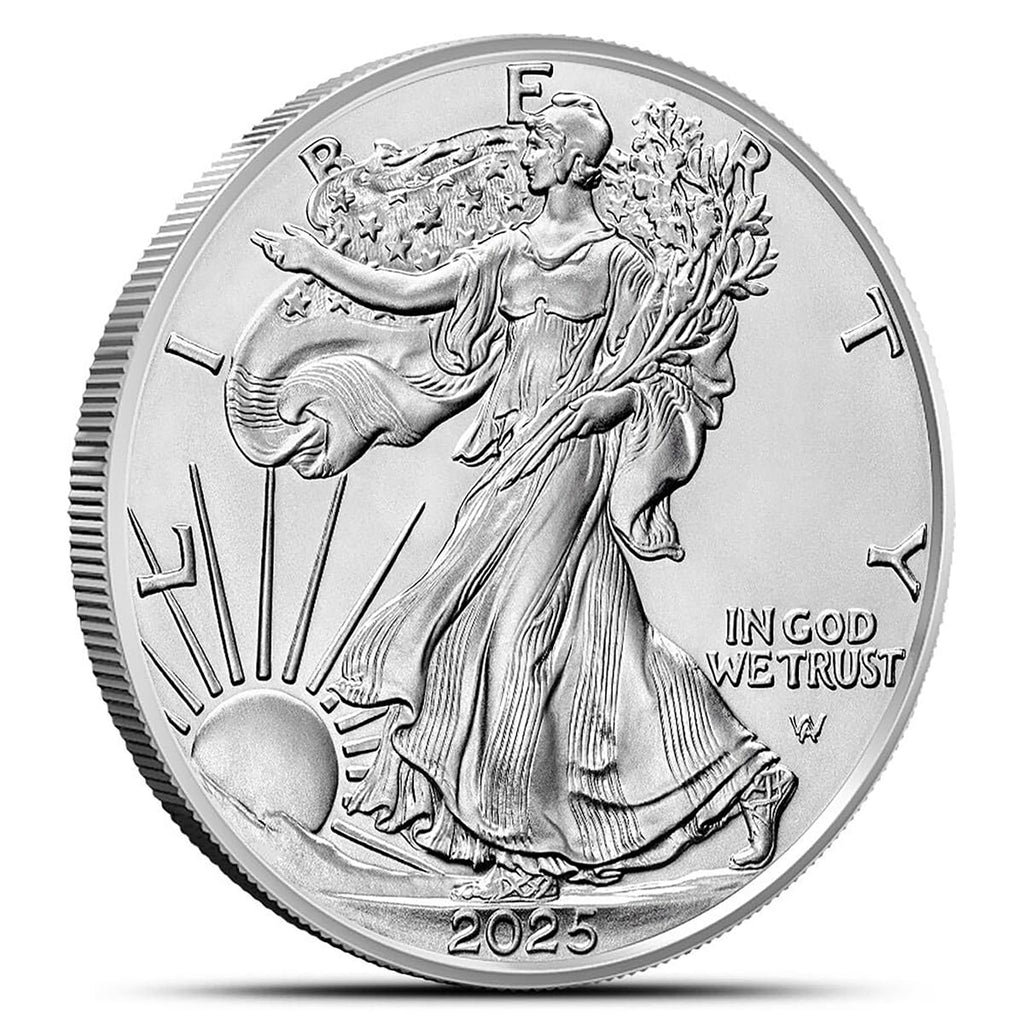 2025 American Silver Eagle in 'It's a Boy' Holder Smyrnacoin Dollar Uncirculated US Mint