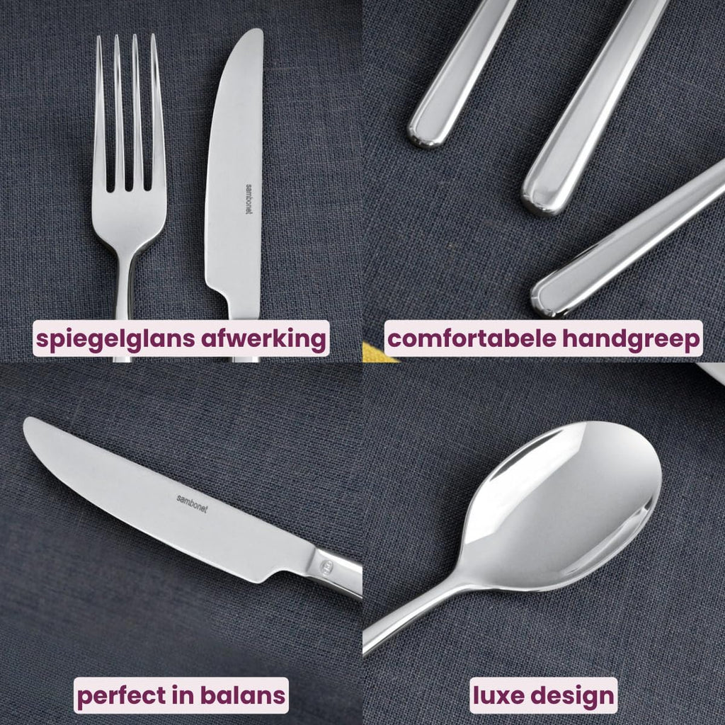 Sambonet Cutlery Set 36 Pieces V.h Stainless Steel