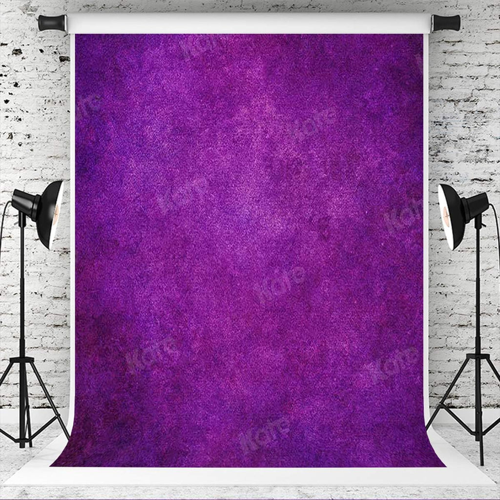 Kate 10×10ft Purple Backdrop Dark Purple Portrait Photography Background Abstract Backdrop for Photographer Headshots Video Pictures Fabric
