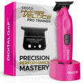 Cocco Hyper Veloce Pro Trimmer, Digital Gap Graphene Blade Edger, High-Torque Brushless BLDC Motor, Cordless, All-Metal Design, Lithium-Ion Battery, Charging Base Included