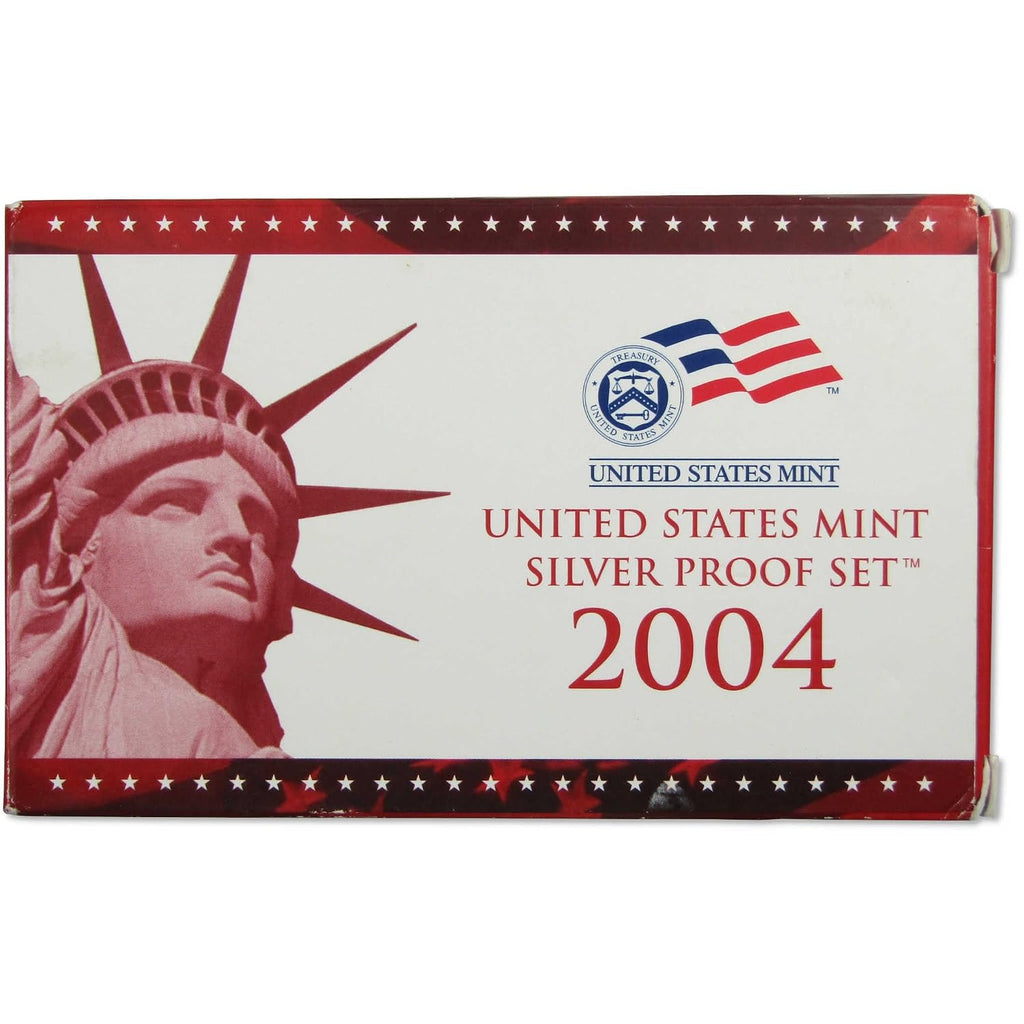2004 Silver Proof Set U.S. Mint Original Government Packaging OGP COA