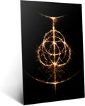 Displate Metal Poster ELDEN RING Rune Wall Art L | Wall-safe magnetic mounting, no drilling or tools. Easy to mount, artwork, wall decor home living room, bedrooms, offices.