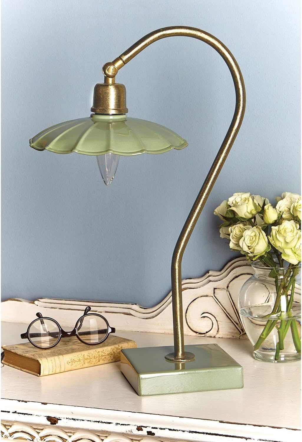 Kalalou NDE1368 Transitional Table Lamp in Bronze/Dark Finish, 7.50 inches