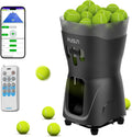 Tennis Ball Machine, PT-Mini Pro Tennis Ball Launcher for Beginner, 65+Ball Capacity, App&Remote Control, 3-5hours Battery Life, Portable Tennis Ball Throwing Equipment Indoor&Outdoor Training