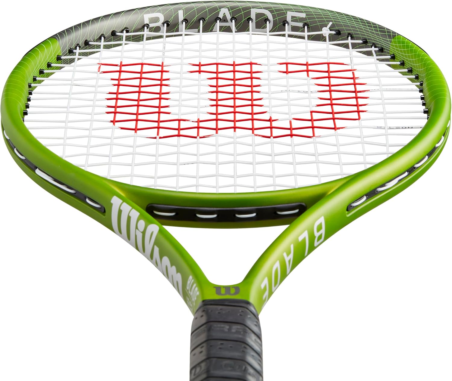 Blade Feel 103 Tennis Racket, 16x20, Adults, Beginners/ Intermediate - Green/ Black