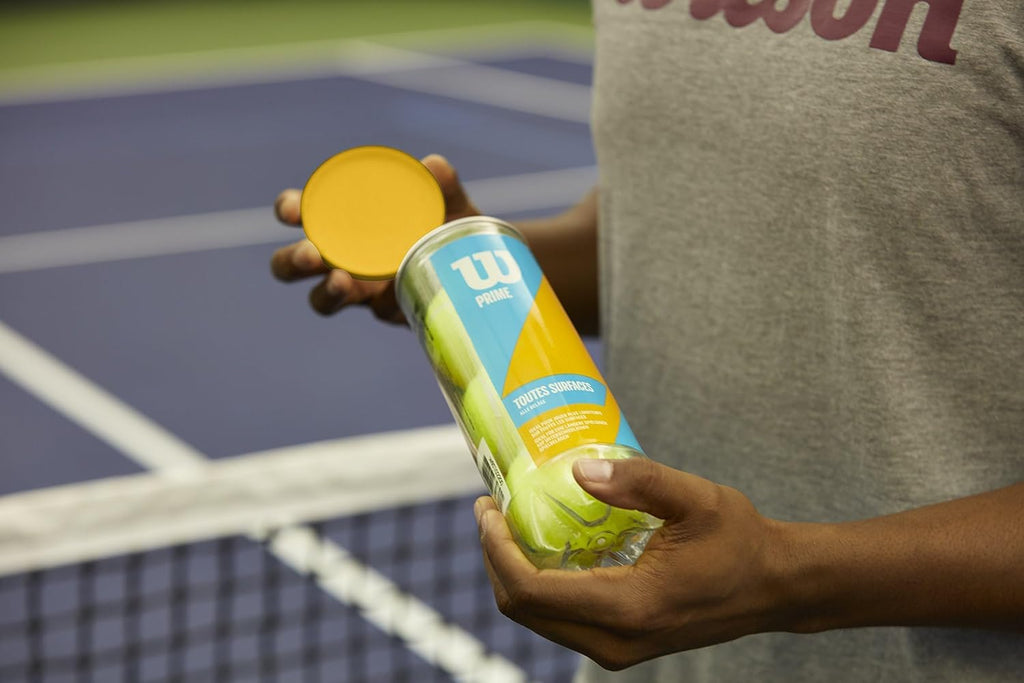 Wilson Profile All Court Tennis Balls - Single Can, 4 Cans (12 Balls), 24 Cans (72 Balls)