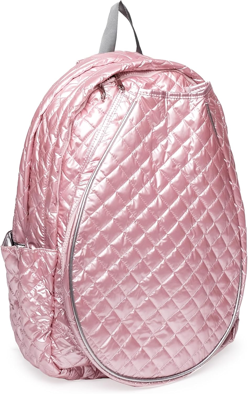Glove It Women's Quilted Tennis Racquet Backpack – Lightweight Padded Nylon Bag with Front Racquet Compartment, Side Pockets, Hidden Fence Hook & Reinforced Bottom