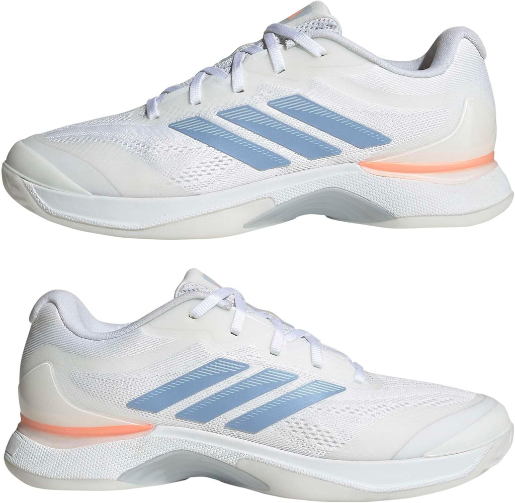 adidas Womens Avacourt 3 Tennis Sneakers Shoes - White