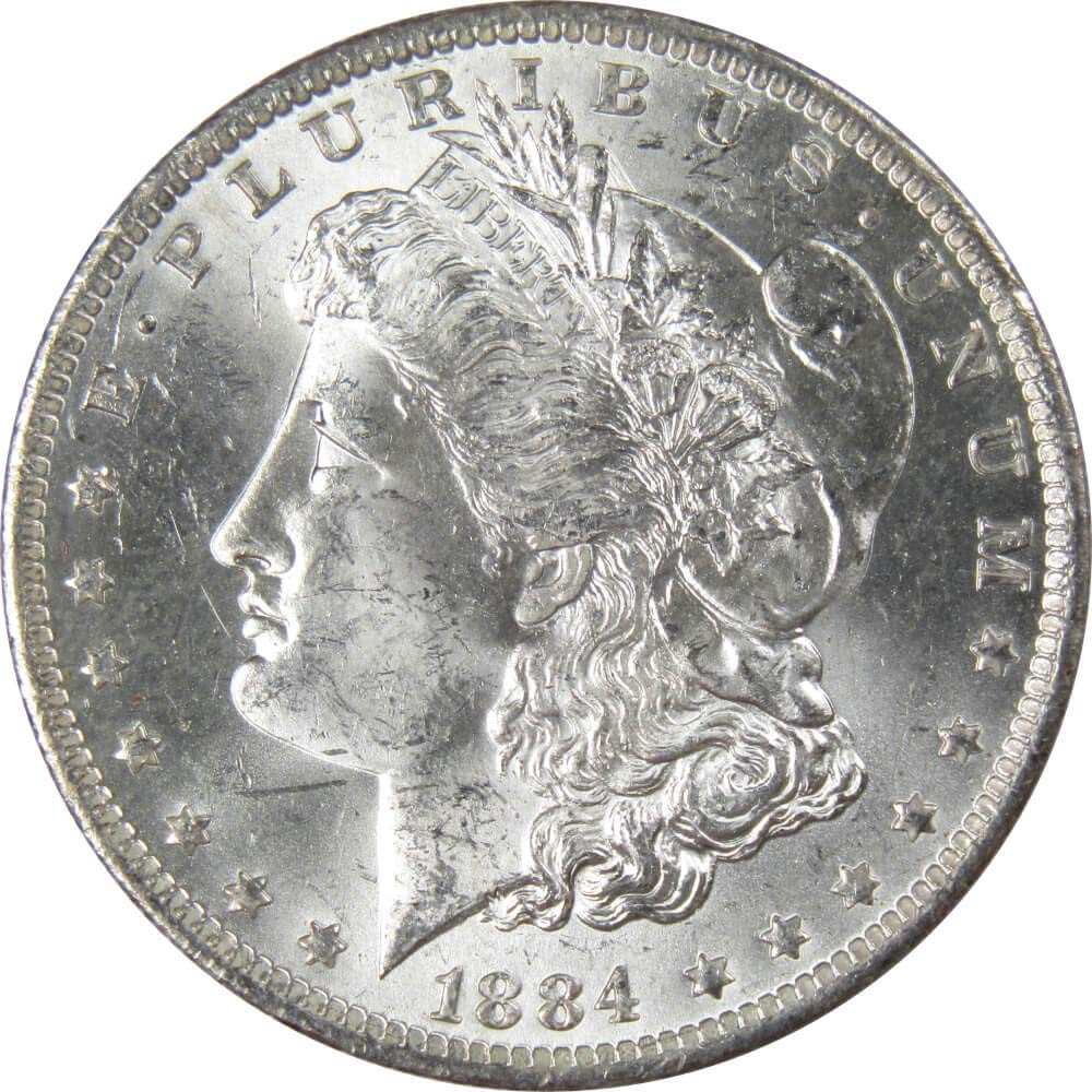 1884 O Morgan Dollar BU Uncirculated Mint State 90% Silver $1 US Coin