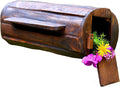 MELPHI Mailboxes for Outside, Security Key Drop Box, Wooden Mailbox, Hanging Secure Post Box, Easy Mount, Garden, Outdoor Decoration for Outside, Home, Front Door