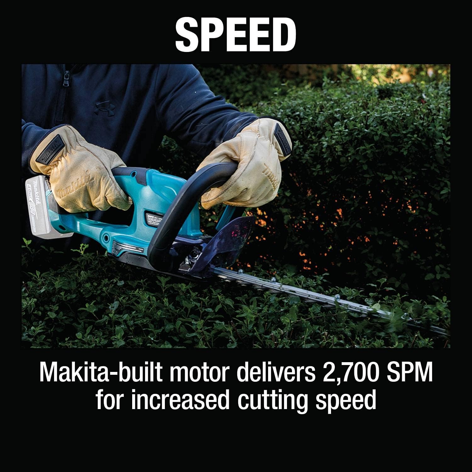 Makita XHU10Z 18V LXT Lithium-Ion Cordless 24' Hedge Trimmer, Tool Only | Tool Only