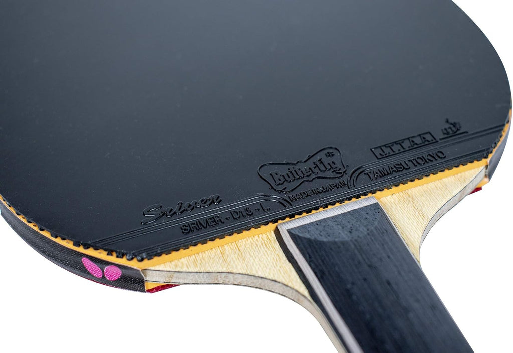 Butterfly My First Carbon Pro-Line Table Tennis Racket - Ideal for Solid, Balanced Play Featuring A Smaller Handle - Recommended for Future Champions - Pro-Line Series
