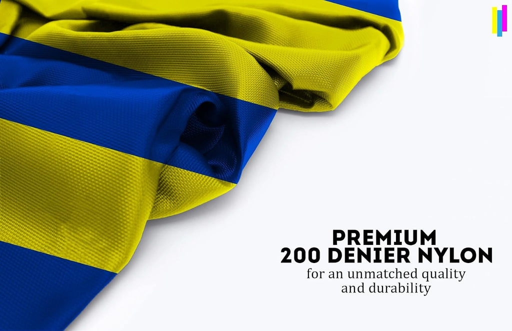 AGAS Large Equality Pride Flag 10x15 Ft, Printed 200D Nylon, Rope Thimble Brass Grommet Stitched Edges