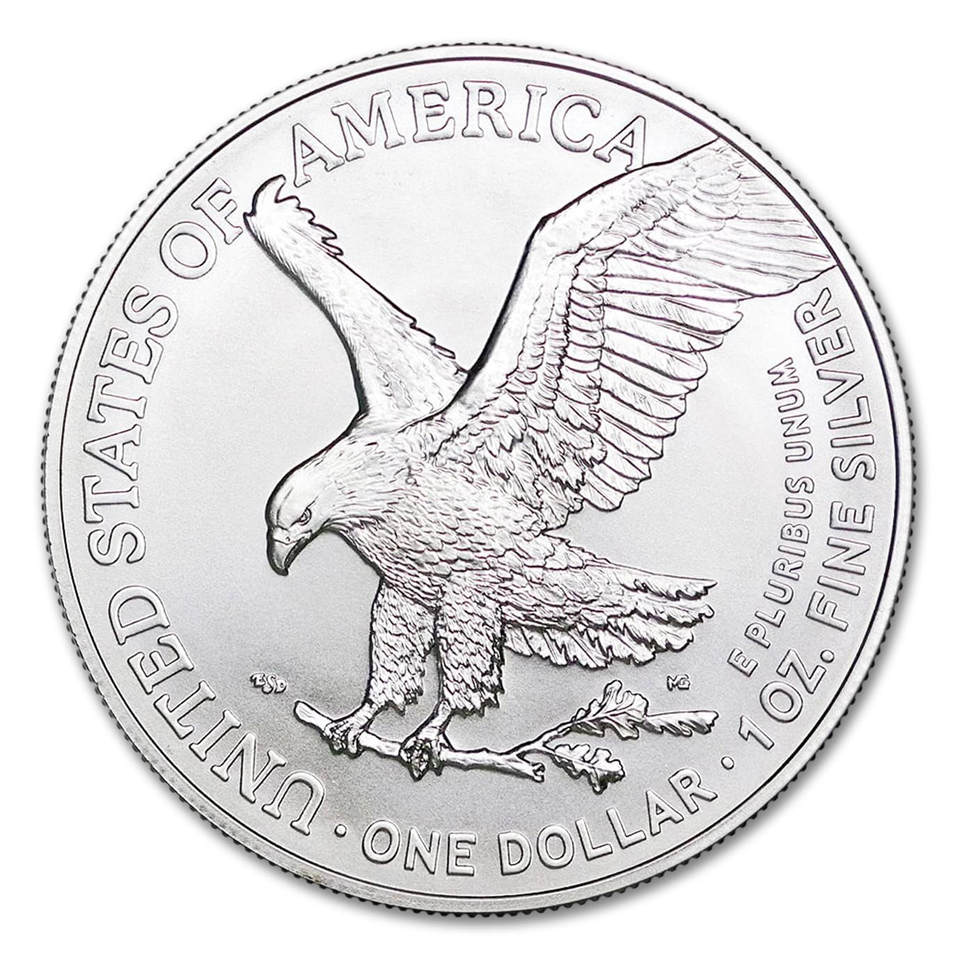 2025 - Lot of (10) 1 oz American Silver Eagle Coin Brilliant Uncirculated (Eagle Privy) with Certificates of Authenticity $1 Seller BU