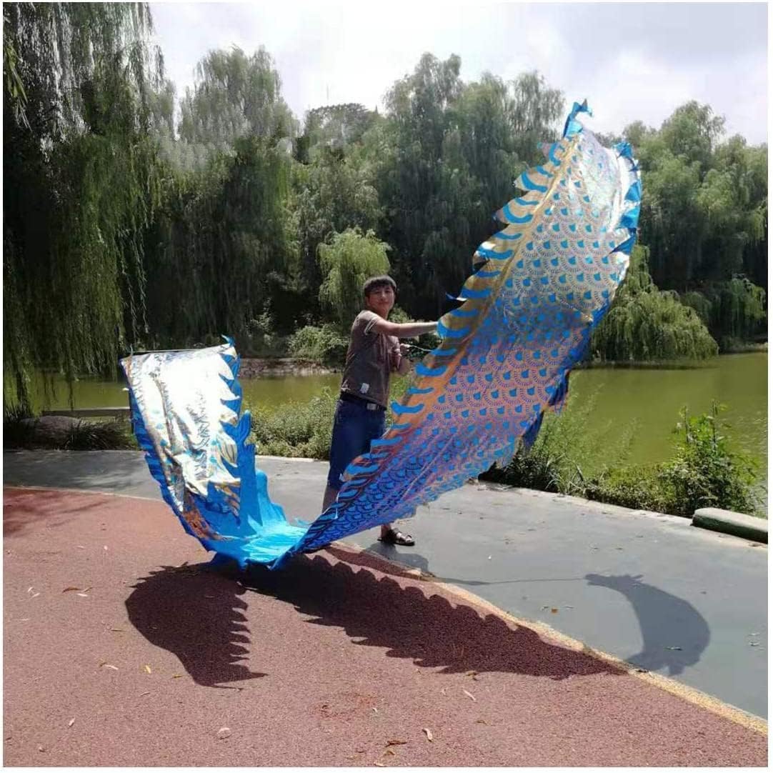 Dragon Dance 8 M Dragon Dance Props Outdoor Dragon Ribbon Streamer Handmade Silk Dragon for New Year Stage Performance Wu Long Ribbons