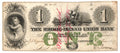1859 Rhode Island Union Bank $1 Bill, Newport, Sailing Ships, Child Portrait