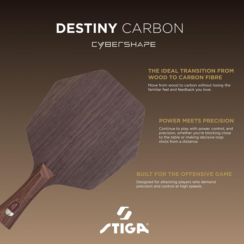 STIGA Destiny Carbon Table Tennis Blade