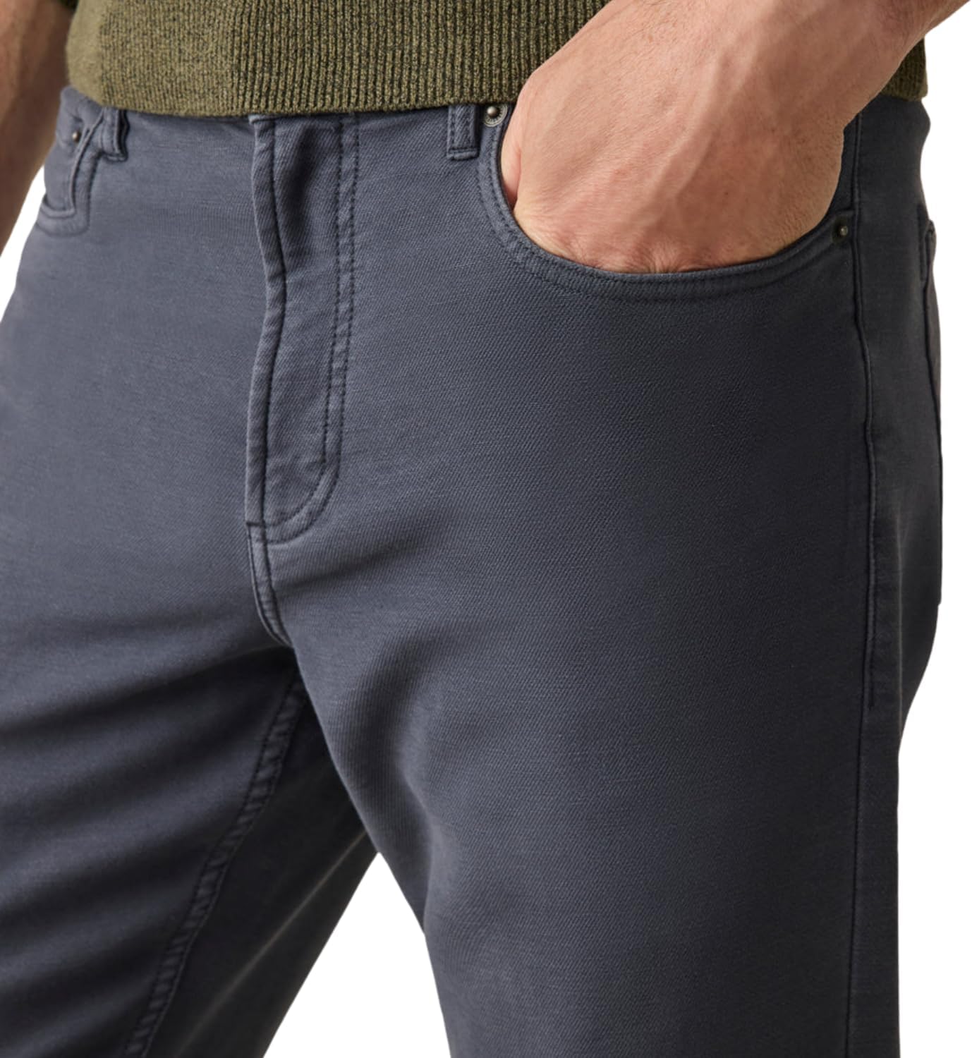 Faherty Men's Stretch Terry 5 Pocket Pant