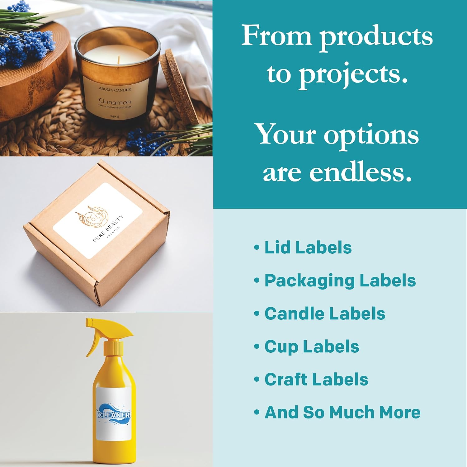Premium Label Supply White Sticker Product/Shipping Labels – 3' x 2' – Laser/Inkjet Compatible – (10 per Sheet), 1000 Sheets – 10,000 Total Adhesive Labels