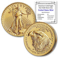 2025 1/10 oz American Gold Eagle Coin Brilliant Uncirculated with a Certificate of Authenticity $5 BU