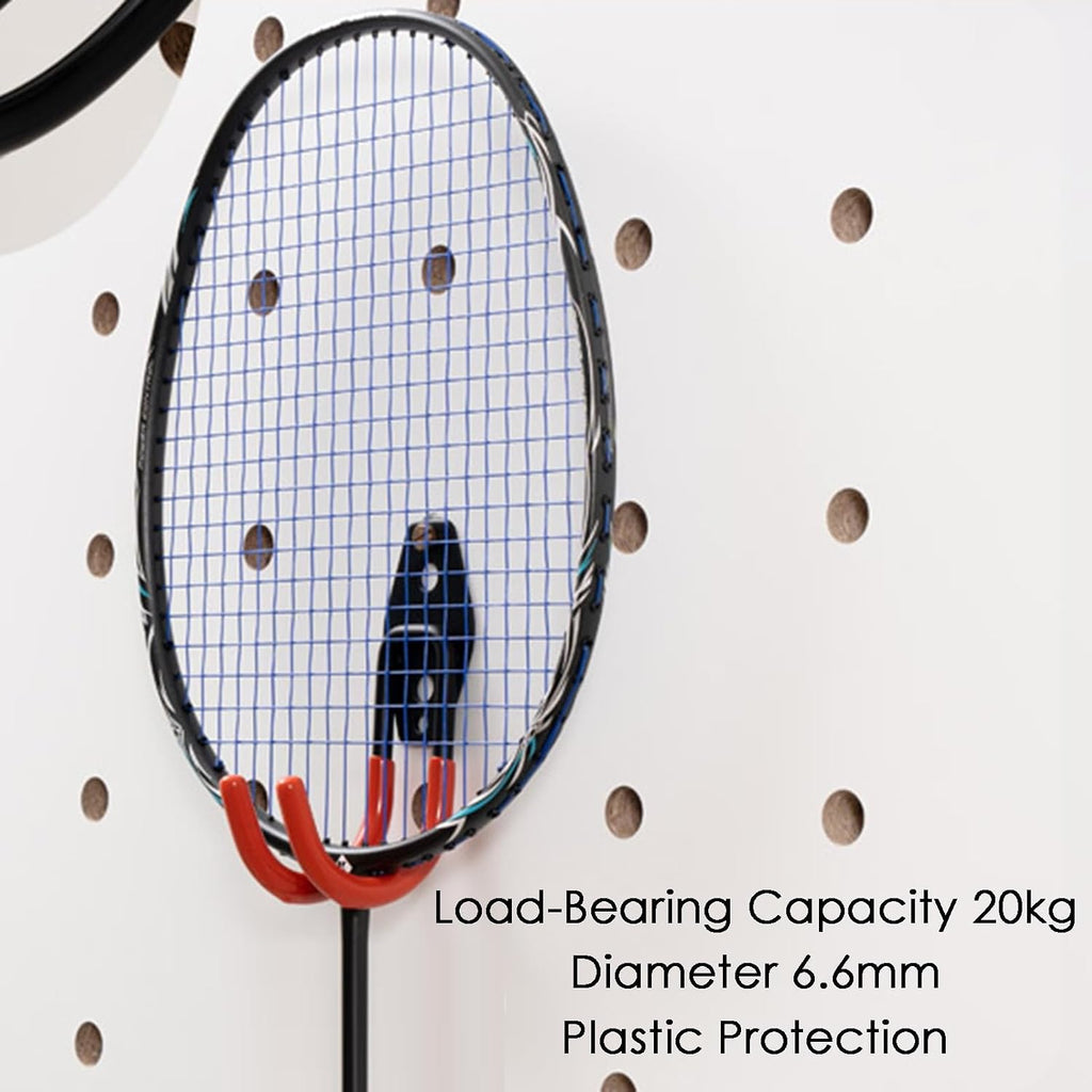 Tennis Racket Storage Rack, Wall Mounted Sports Equipment Display Holder,Badminton Racket Organizer, for Table Tennis Rackets Badminton Rackets
