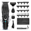 Wahl Aqua Blade 10 in 1 Multigroomer, with Eyebrow Attachment, Body Trimmers for Men, Men's Beard Trimmer, Stubble Trimming, Face Grooming, Fully Washable, Male Grooming Set, Amazon Exclusive