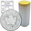 1988 - Present (Random Year) Lot of (10) 1 oz Silver Canadian Maple Leaf Coins Brilliant Uncirculated with Certificates of Authenticity $5 Seller BU