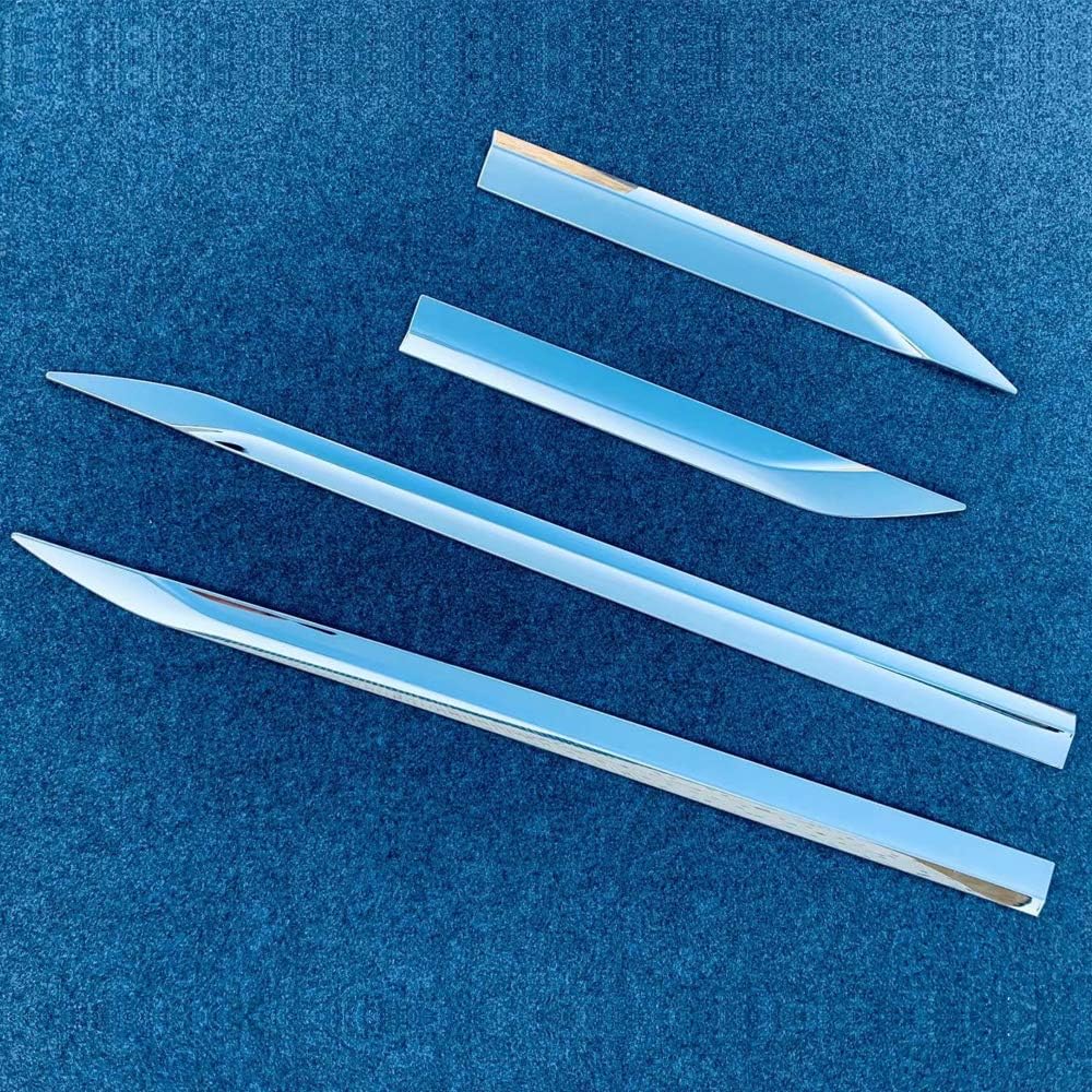 ITrims for Toyota VENZA 2020 2021 Side Door Body Molding Streamer Protector Cover Trim 4PCS ABS Plastic Exterior Car Accessories Decorations Glossy