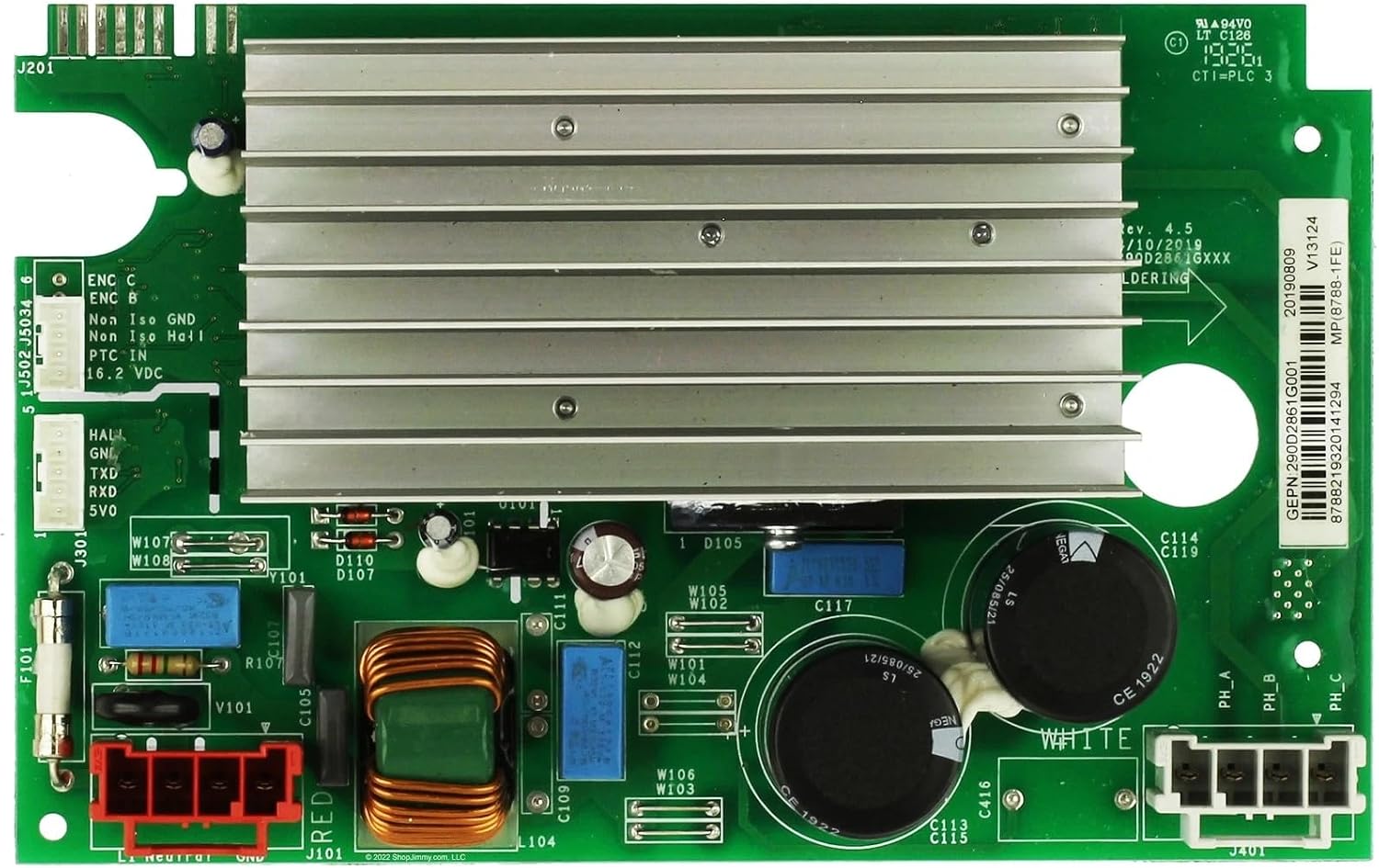 Replacement for GE Washer WH22X29049 290D2861G001 Inverter OEM