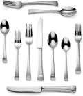 Lenox 828373 Federal Platinum Frosted 20-piece Flatware Set, Service For 4 (Frosted, 20-Piece)