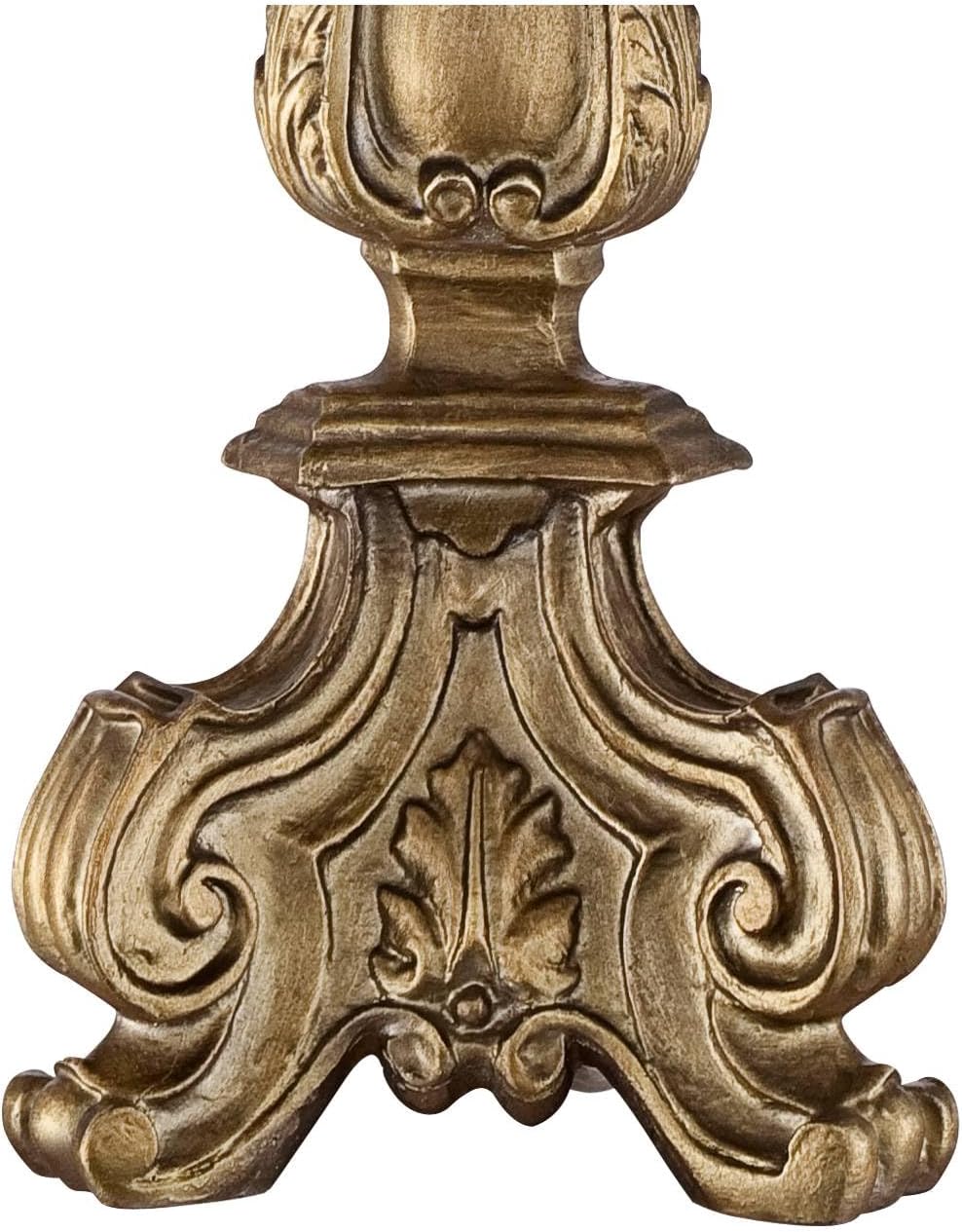 Barnes and Ivy Dubois 37 1/4' Tall Large Traditional Country Cottage Core End Table Lamps Set of 2 Antique Gold Finish Fabric Shade Console Living Room Bedroom Bedside Nightstand House Office Home