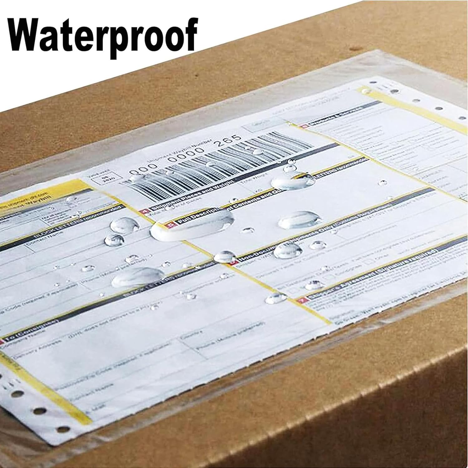 6x9 Packing List Mailing Envelopes Shipping Envelopes Packing List Clear Adhesive Shipping Label Sleeves Shipping Supplies for Small Businesses(2000 Pcs)