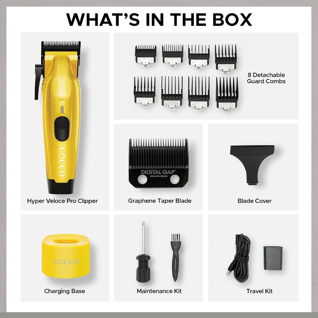 Cocco Professional Hyper Veloce Pro Clipper, Digital Gap Ambassador