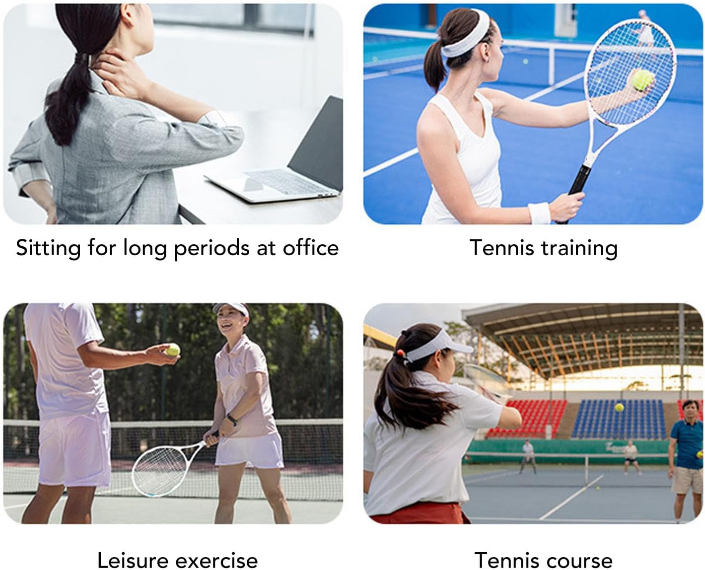RiToEasysports Tennis Rackets, Composite Material Super Light Kids Racquets with Line Training Kit Suitable for People Who Sit for Long Periods at Work